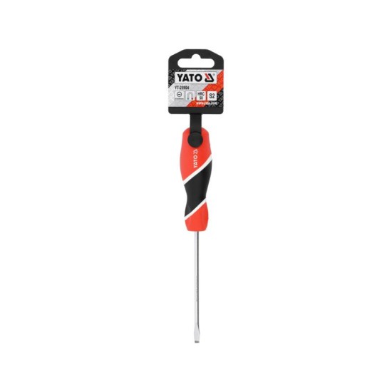 YATO Csavarhúzó lapos 4 x 100 mm mágneses S2 (YT-25904) YATO Csavarhúzó lapos 4 x 100 mm mágneses S2 (YT-25904)