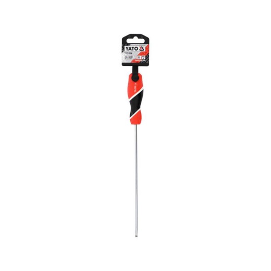 YATO Csavarhúzó lapos 4 x 200 mm mágneses S2 (YT-25906) YATO Csavarhúzó lapos 4 x 200 mm mágneses S2 (YT-25906)