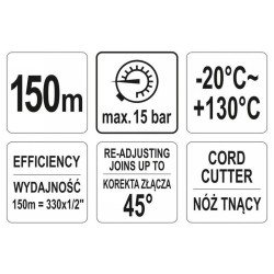 YATO Menettömítő zsinór 150m (YT-29222)