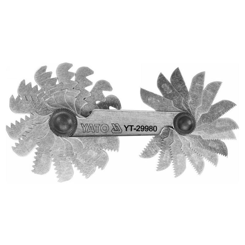 YATO Menetfésű 24 lapos metrikus 0,25-6,0 mm 60° (YT-29980)