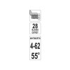 YATO Menetfésű 28 lapos Whitworth 4-62 mm 55° (YT-29982)