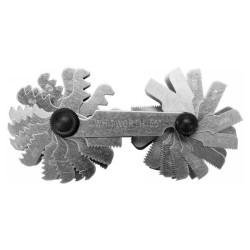 YATO Menetfésű 52 lapos metrikus 0,25-6,0 mm 60° és Whitworth 4-62 mm 55° (YT-29984) YATO Menetfésű 52 lapos metrikus 0,25-6,0 mm 60° és Whitworth 4-62 mm 55° (YT-29984)