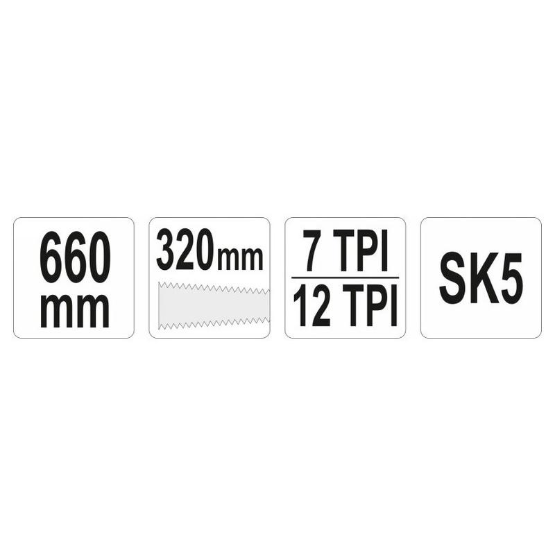 YATO Japán húzófűrész 660 mm (YT-31310)