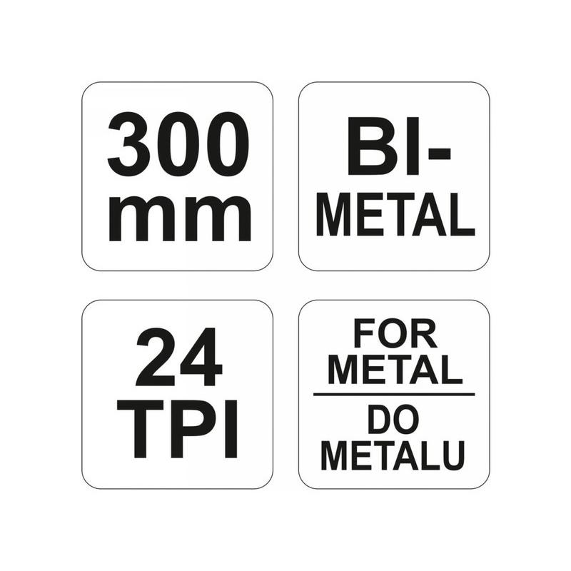 YATO Fémfűrész keret 300 mm lappal (YT-3163)