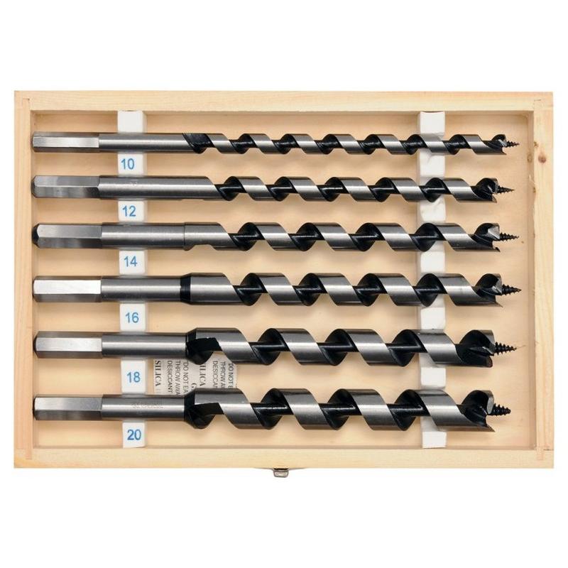 YATO Auger fafúró készlet 6 részes (10-12-14-16-18-20 mm) 230 mm Hex (YT-3298)