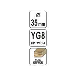 YATO Pántsüllyesztő 35 mm (YT-33011) YATO Pántsüllyesztő 35 mm (YT-33011)