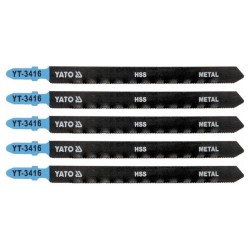 YATO Dekopírfűrészlap fémre T-befogás 21TPI 130/1,0 mm HSS (5 db/cs) (YT-3416)