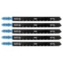 YATO Dekopírfűrészlap fémre T-befogás 21TPI 130/1,0 mm HSS (5 db/cs) (YT-3416)