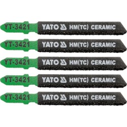 YATO Dekopírfűrészlap kerámiára T-befogás 75/1,2 mm HM/TC (5 db/cs) (YT-3421) YATO Dekopírfűrészlap kerámiára T-befogás 75/1,2 mm HM/TC (5 db/cs) (YT-3421)