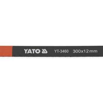 YATO Kézi fűrészlap fémre 300 x 12 mm 24TPI (5 db/cs) (YT-3460) YATO Kézi fűrészlap fémre 300 x 12 mm 24TPI (5 db/cs) (YT-3460)