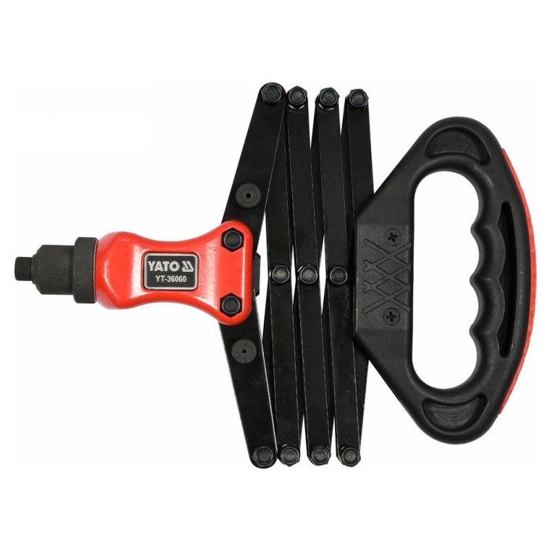 YATO Harmónikás popszegecsfogó 250-810 mm (2,4-6,4 mm) (YT-36060)