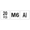 YATO Alumínium szegecsanya M6 (20 db/cs) (YT-36454)
