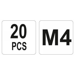 YATO Acél szegecsanya M4 (20 db/cs) (YT-36471)