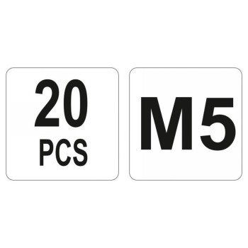 YATO Acél szegecsanya M5 (20 db/cs) (YT-36472)