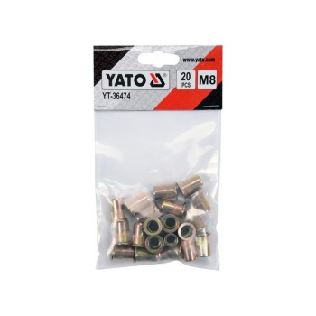 YATO Acél szegecsanya M8 (20 db/cs) (YT-36474)
