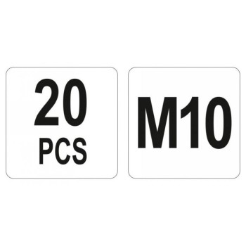 YATO Acél szegecsanya M10 (20 db/cs) (YT-36475)