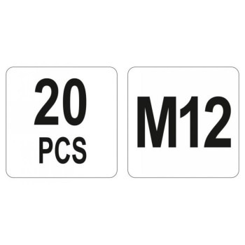 YATO Acél szegecsanya M12 (20 db/cs) (YT-36476)