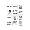 YATO Gázégő pisztoly piezo 2kW 2800°C (YT-36715)