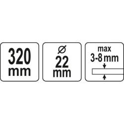 YATO Csempevágó nagyméretű lapokhoz 3200 mm (YT-36980)