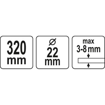 YATO Csempevágó nagyméretű lapokhoz 3200 mm (YT-36980)