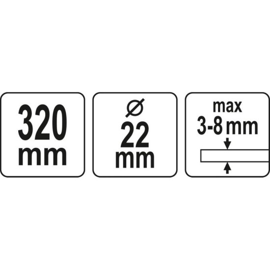 YATO Csempevágó nagyméretű lapokhoz 3200 mm (YT-36980)