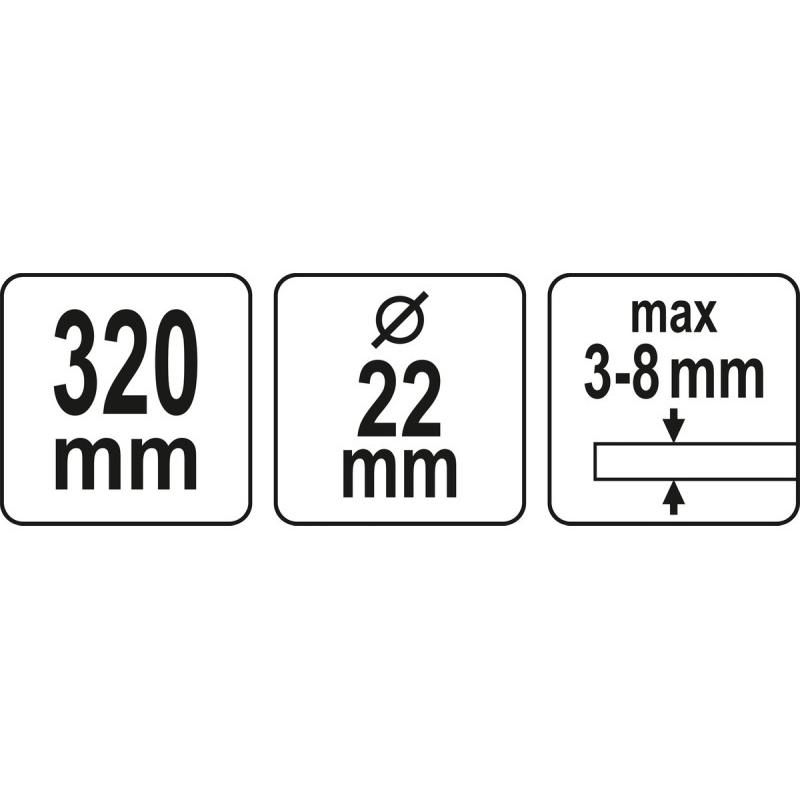 YATO Csempevágó nagyméretű lapokhoz 3200 mm (YT-36980)