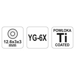 YATO Csempevágó kerék 12,6 x 3 x 3 mm (YT-3703 csempevágóhoz) (YT-3713) YATO Csempevágó kerék 12,6 x 3 x 3 mm (YT-3703 csempevágóhoz) (YT-3713)