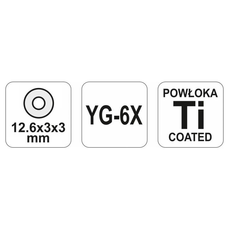 YATO Csempevágó kerék 12,6 x 3 x 3 mm (YT-3703 csempevágóhoz) (YT-3713)