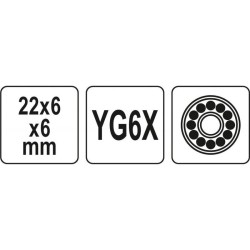 YATO Csempevágó kerék 22 x 6 x 6 mm (YT-37150)