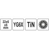 YATO Csempevágó kerék 22 x 6 x 6 mm TiN bevonat (YT-37151)