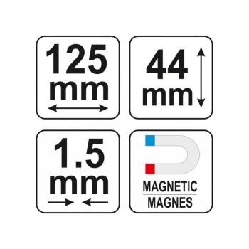 YATO Profilsablon 125 mm (YT-3735)