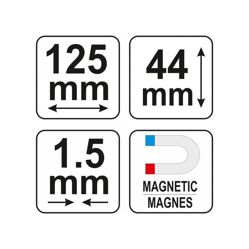 YATO Profilsablon 125 mm (YT-3735)