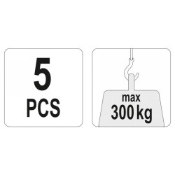 YATO Bútorszállító készlet 5 részes 300kg (YT-37490)