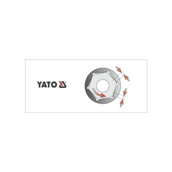 YATO Dugókulcs 3/8' 6 mm CrV (YT-3801)