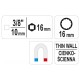YATO Vékonyfalú gyertyakulcs 3/8' 16 mm (YT-38511) YATO Vékonyfalú gyertyakulcs 3/8' 16 mm (YT-38511)
