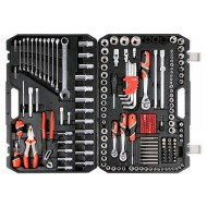 YATO Szerszámkészlet 225 részes 1/4', 3/8', 1/2' CrV CrMo (YT-38941) YATO Szerszámkészlet 225 részes 1/4', 3/8', 1/2' CrV CrMo (YT-38941)