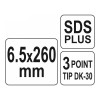 YATO Kőzetfúró 6,5 x 260/183 mm SDS-Plus (YT-41642)
