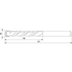 YATO Kőzetfúró 12 x 150/100 mm hengeres (YT-4379) YATO Kőzetfúró 12 x 150/100 mm hengeres (YT-4379)