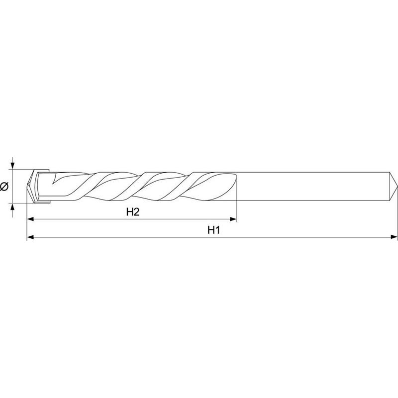 YATO Kőzetfúró 12 x 150/100 mm hengeres (YT-4379) YATO Kőzetfúró 12 x 150/100 mm hengeres (YT-4379)