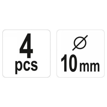YATO Tipli jelölő 10 mm (4 db/cs) (YT-44106)