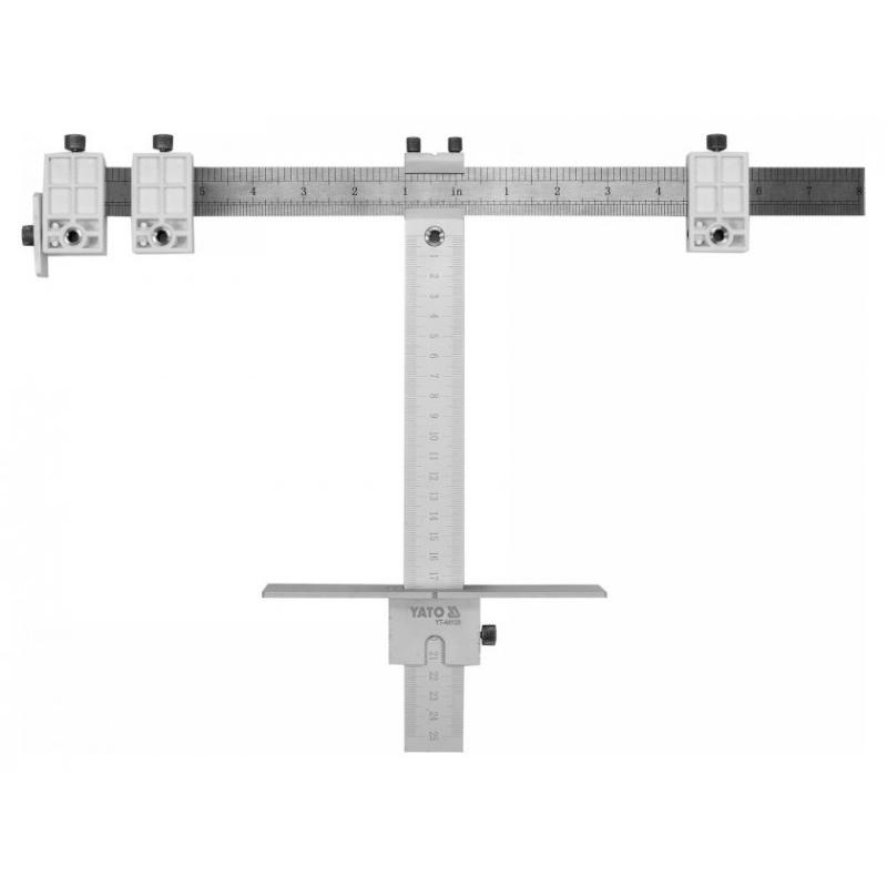 YATO Állítható fúrósablon 250 mm Alumínium (YT-44130) YATO Állítható fúrósablon 250 mm Alumínium (YT-44130)