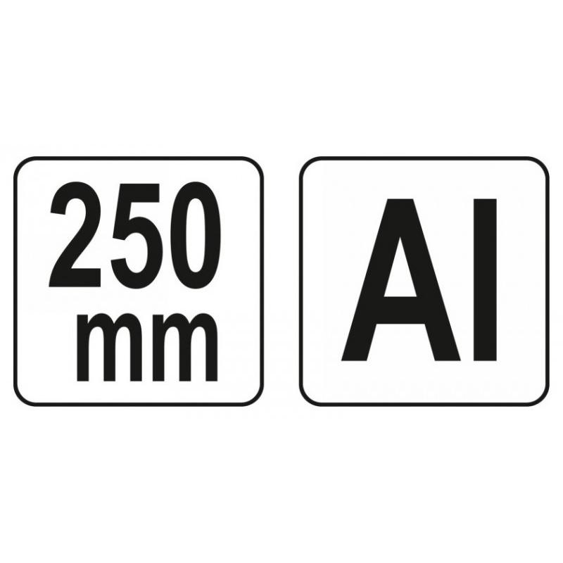 YATO Állítható fúrósablon 250 mm Alumínium (YT-44130) YATO Állítható fúrósablon 250 mm Alumínium (YT-44130)