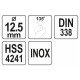 YATO Csigafúró 12,5 x 150/100 mm inox HSS Premium (YT-44236) YATO Csigafúró 12,5 x 150/100 mm inox HSS Premium (YT-44236)