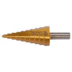 YATO Lépcsős fúró 4-22 mm 10 lépcsős HSS titán-nitrid (YT-44741) YATO Lépcsős fúró 4-22 mm 10 lépcsős HSS titán-nitrid (YT-44741)