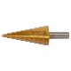 YATO Lépcsős fúró 4-22 mm 10 lépcsős HSS titán-nitrid (YT-44741) YATO Lépcsős fúró 4-22 mm 10 lépcsős HSS titán-nitrid (YT-44741)