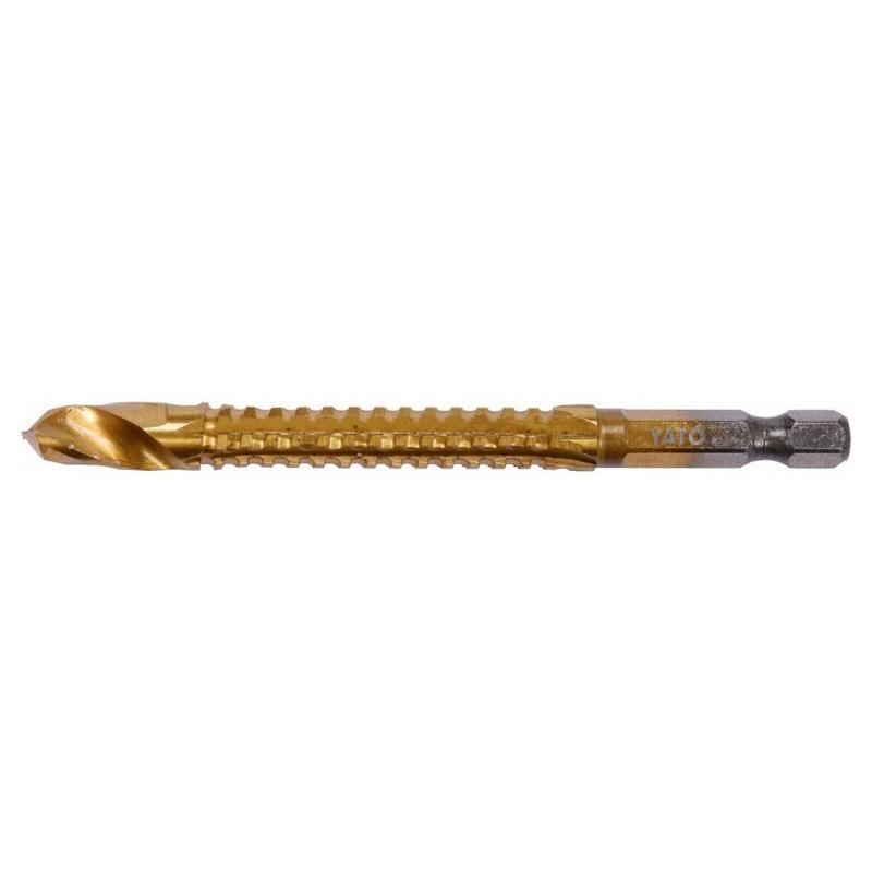 YATO Fém marófúró 7,0 x 92 mm bit befogású HSS-TiN (YT-44825)