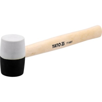 YATO Gumikalapács 340 g (fekete-fehér) 49 mm (YT-4601) YATO Gumikalapács 340 g (fekete-fehér) 49 mm (YT-4601)