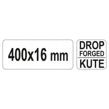 YATO Ládabontó 400 x 16 mm (YT-46831)