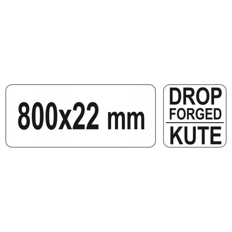 YATO Ládabontó 800 x 22 mm (YT-46833) YATO Ládabontó 800 x 22 mm (YT-46833)