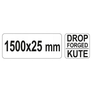 YATO Ládabontó 1500 x 25 mm (YT-46836)